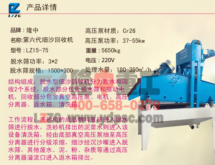 第六代尾沙回收機